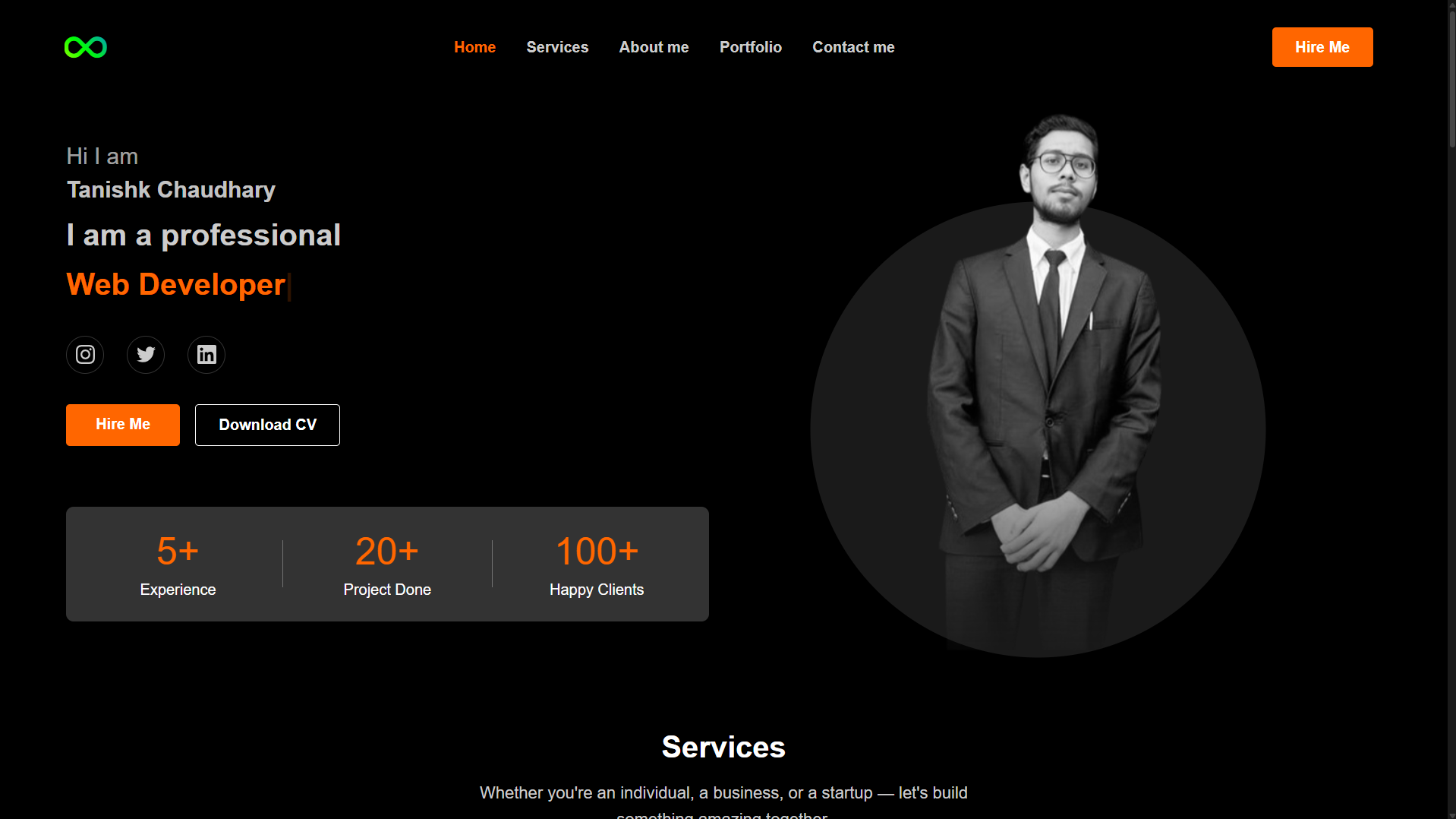 Project Portfolio by Tanishk Chaudhary - Web Development