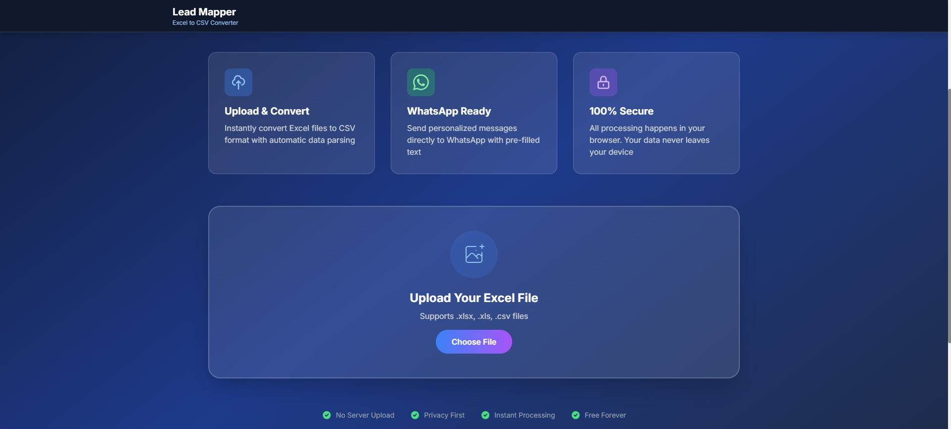 Leadmapper by Tanishk Chaudhary - Web Development